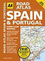 Kartonierter Einband AA Road Atlas Spain and Portugal von 