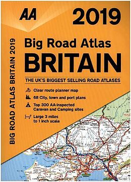 Broschiert AA Big Road Atlas Britain 2019 von Aa Publishing