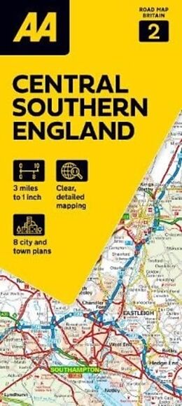 (Land)Karte 02 Central Southern England von 
