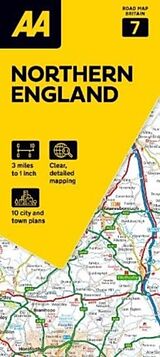 (Land)Karte 07 Northern England von 