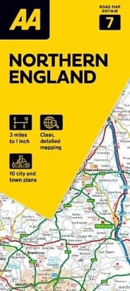 (Land)Karte 07 Northern England von 