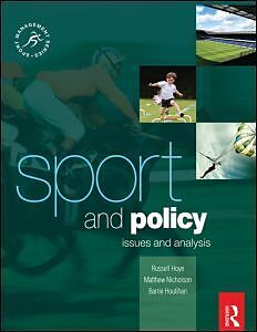Kartonierter Einband Sport and Policy von Barrie Houlihan, Matthew Nicholson, Russell Hoye