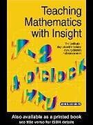 Couverture cartonnée Teaching Mathematics with Insight de Anne D Cockburn