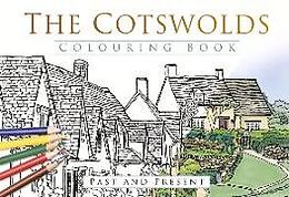 Couverture cartonnée The Cotswolds Colouring Book: Past & Present de The History Press