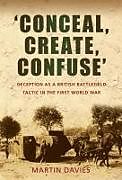 Couverture cartonnée 'Conceal, Create, Confuse' de Martin Davies