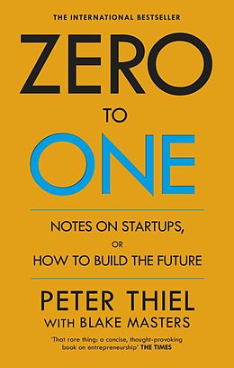 E-Book (epub) Zero to One von Peter Thiel, Blake Masters