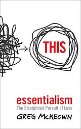 Couverture cartonnée Essentialism de Greg McKeown