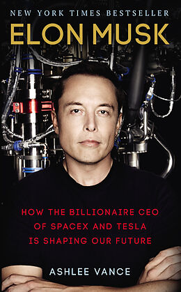 Couverture cartonnée Elon Musk de Ashlee Vance