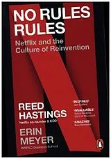 Kartonierter Einband No Rules Rules von Reed Hastings, Erin Meyer