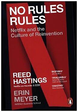 Kartonierter Einband No Rules Rules von Reed Hastings, Erin Meyer