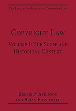 Livre Relié Copyright Law de Benedict Atkinson