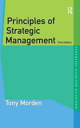 Livre Relié Principles of Strategic Management de Tony Morden