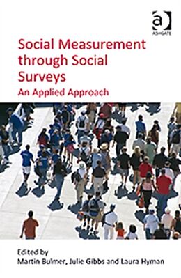 Couverture cartonnée Social Measurement through Social Surveys de Julie Gibbs