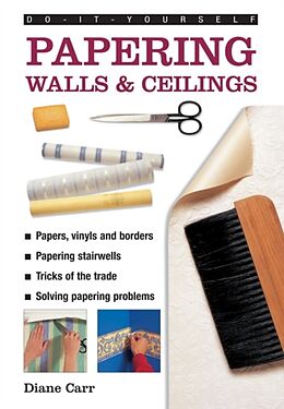Livre Relié Do-it-yourself Papering Walls & Ceilings de Diane Carr