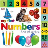 Reliure en carton indéchirable Tabbed Board Books: My First Numbers: Let's Get Counting! de Dk