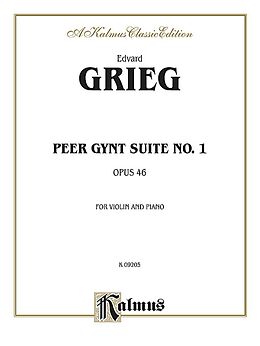 Edvard Hagerup Grieg Notenblätter Peer Gynt Suite no.1 op.46