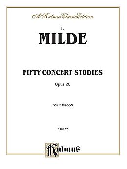 Ludwig Milde Notenblätter 50 Concert Studies op.26