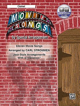Kartonierter Einband Movie Songs by Special Arrangement (Jazz-Style Arrangements with a Variation): Clarinet, Book & CD von Carl Strommen