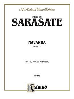 Pablo de Sarasate Notenblätter Navarra op.33