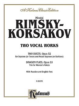 Nicolai Andrejewitsch Rimski-Korsakow Notenblätter 2 Vocal Works