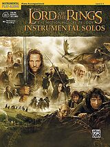 Couverture cartonnée The Lord of the Rings Instrumental Solos: Piano Acc., Book & Online Audio de Howard Shore