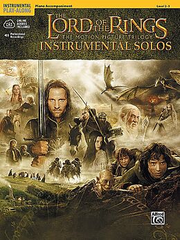 Kartonierter Einband The Lord of the Rings Instrumental Solos: Piano Acc., Book & Online Audio von Howard Shore