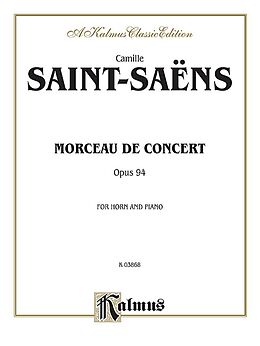 Camille Saint-Saëns Notenblätter Morceau de concert op.94