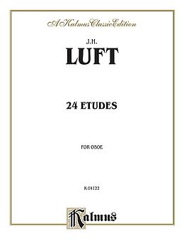 Julius Heinrich Luft Notenblätter 24 Etudes for oboe