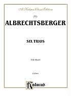 Johann Georg Albrechtsberger Notenblätter 6 Trios