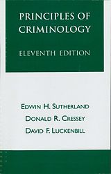 eBook (pdf) Principles of Criminology de Edwin H. Sutherland, Donald R. Cressey, David F. Luckenbill