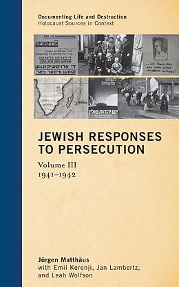 eBook (pdf) Jewish Responses to Persecution de Jürgen Matthäus