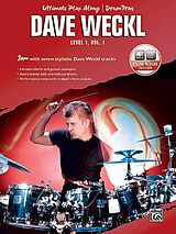 Kartonierter Einband Ultimate Play-Along Drum Trax: Dave Weckl, Level 1, Volume 1 von Dave Weckl