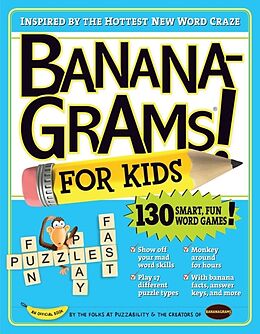 Couverture cartonnée Bananagrams for Kids de Puzzability, Amy Goldstein, Robert Leighton