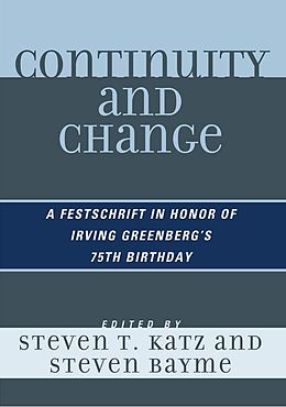 eBook (epub) Continuity and Change de 