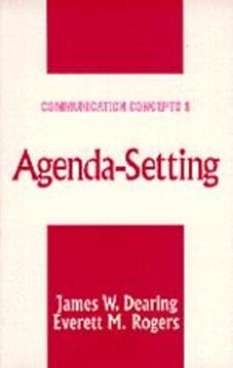 Livre Relié Agenda-Setting de James W. Dearing, Everette M. Rogers