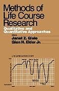 Couverture cartonnée Methods of Life Course Research de Janet Z. Giele, Glen H. Jr. Elder