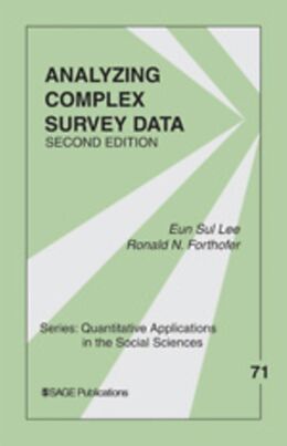 Kartonierter Einband Analyzing Complex Survey Data von Eun Sul Lee, Ronald N. Forthofer