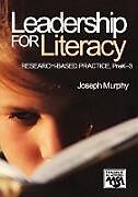 Couverture cartonnée Leadership for Literacy de Joseph Murphy