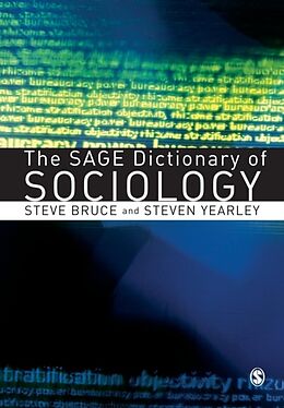 Couverture cartonnée The SAGE Dictionary of Sociology de Steve Yearley, Steven Bruce