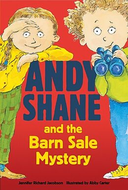 Kartonierter Einband Andy Shane and the Barn Sale Mystery von Jennifer Richard Jacobson, Abby Carter