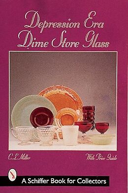 Kartonierter Einband Depression Era Dime Store Glass von C.L. Miller