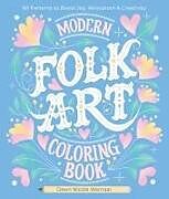 Couverture cartonnée Modern Folk Art Coloring Book de Dawn Nicole Warnaar