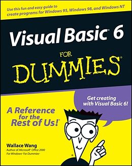 Couverture cartonnée Visual Basic 6 for Dummies de Wang