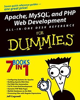 Couverture cartonnée Apache, MySQL, and PHP Web Development All-In-One Desk Reference for Dummies de Jeffrey M Cogswell