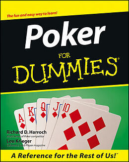 Couverture cartonnée Poker For Dummies de Harroch Richard D., Krieger Lou