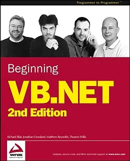 E-Book (pdf) Beginning VB.NET von Richard Blair, Jonathan Crossland, Matthew Reynolds
