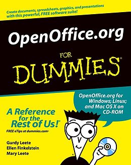 E-Book (pdf) OpenOffice,org For Dummies von Gurdy Leete, Ellen Finkelstein, Mary Leete