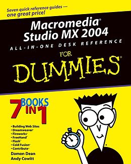 E-Book (pdf) Macromedia Studio MX 2004 All-in-One Desk Reference For Dummies, von Damon Dean, Andy Cowitt, Ellen Finkelstein