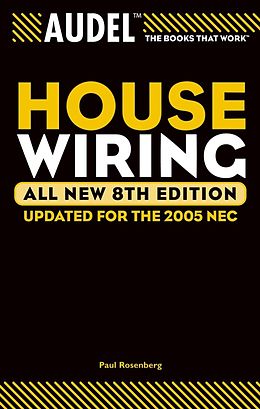 eBook (pdf) Audel House Wiring de Paul Rosenberg, Roland E, Palmquist