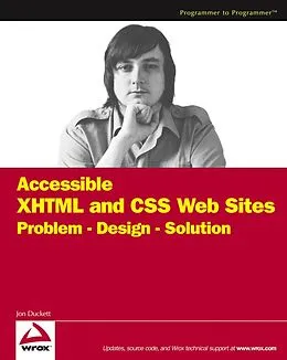 E-Book (pdf) Accessible XHTML and CSS Web Sites, von Jon Duckett